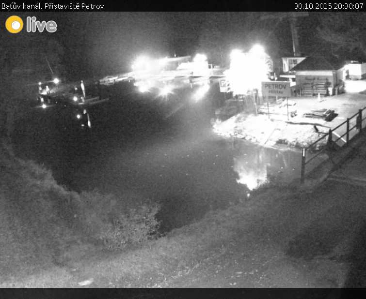 Baťův kanál - Přístaviště Petrov - 30.10.2025 v 20:30 Baťův kanál - Přístaviště Petrov - 30.10.2025 v 20:30