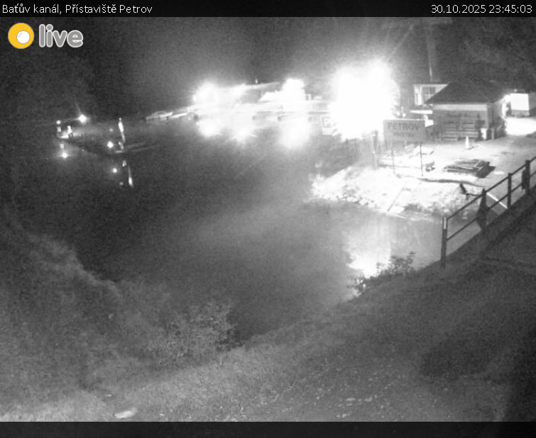 Baťův kanál - Přístaviště Petrov - 30.10.2025 v 23:45 Baťův kanál - Přístaviště Petrov - 30.10.2025 v 23:45