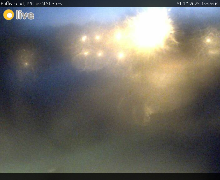 Baťův kanál - Přístaviště Petrov - 31.10.2025 v 05:45 Baťův kanál - Přístaviště Petrov - 31.10.2025 v 05:45