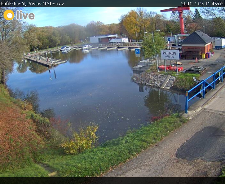 Baťův kanál - Přístaviště Petrov - 31.10.2025 v 11:45 Baťův kanál - Přístaviště Petrov - 31.10.2025 v 11:45