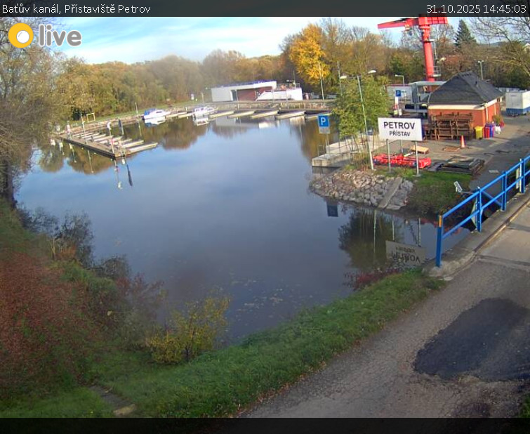 Baťův kanál - Přístaviště Petrov - 31.10.2025 v 14:45 Baťův kanál - Přístaviště Petrov - 31.10.2025 v 14:45