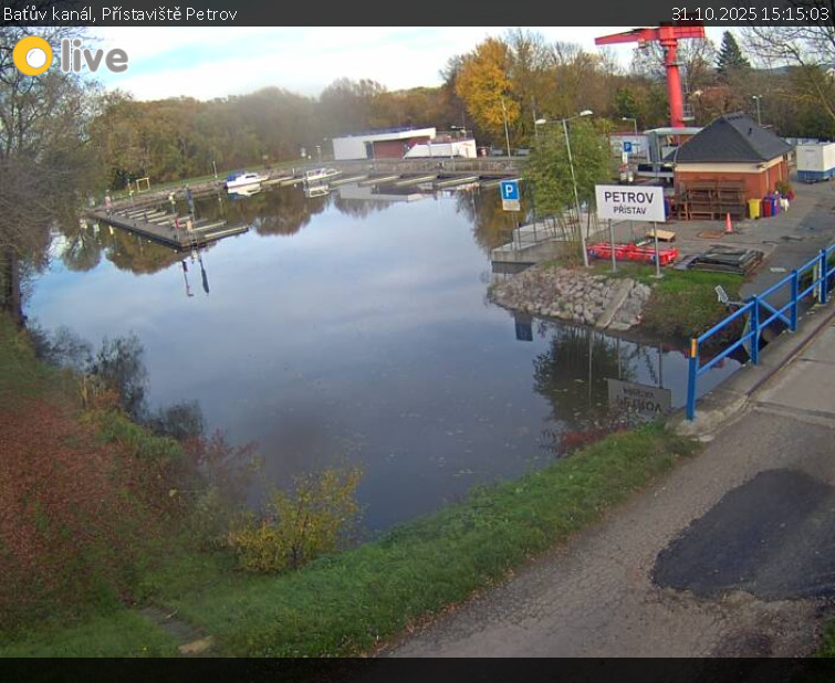 Baťův kanál - Přístaviště Petrov - 31.10.2025 v 15:15 Baťův kanál - Přístaviště Petrov - 31.10.2025 v 15:15