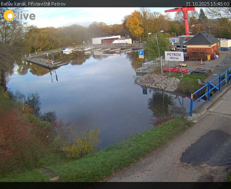 Baťův kanál - Přístaviště Petrov - 31.10.2025 v 15:45 Baťův kanál - Přístaviště Petrov - 31.10.2025 v 15:45