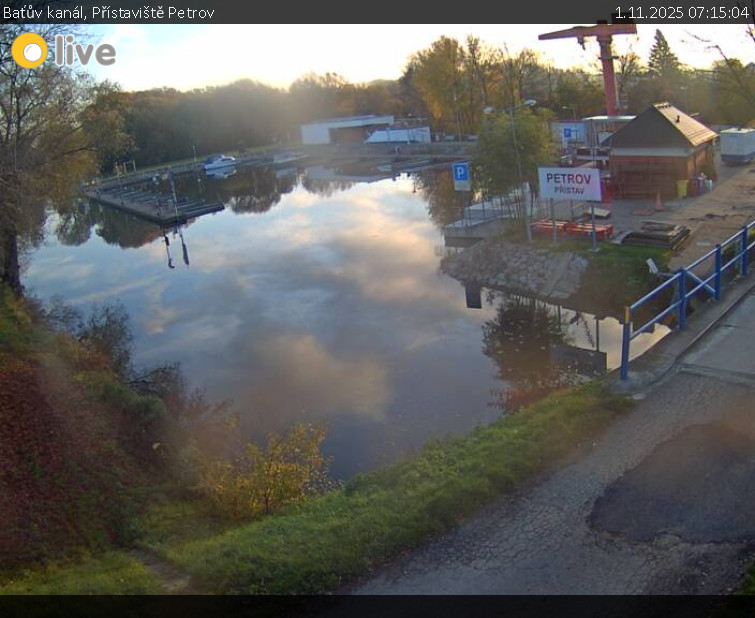 Baťův kanál - Přístaviště Petrov - 1.11.2025 v 07:15 Baťův kanál - Přístaviště Petrov - 1.11.2025 v 07:15