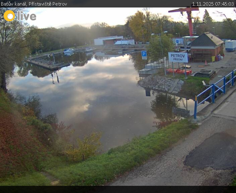 Baťův kanál - Přístaviště Petrov - 1.11.2025 v 07:45 Baťův kanál - Přístaviště Petrov - 1.11.2025 v 07:45
