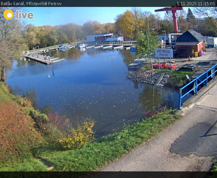 Baťův kanál - Přístaviště Petrov - 1.11.2025 v 11:15 Baťův kanál - Přístaviště Petrov - 1.11.2025 v 11:15