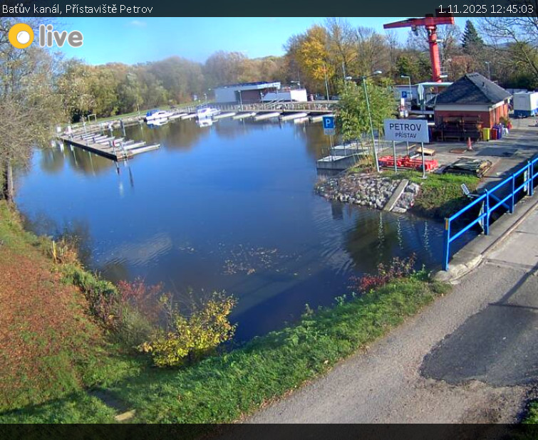 Baťův kanál - Přístaviště Petrov - 1.11.2025 v 12:45 Baťův kanál - Přístaviště Petrov - 1.11.2025 v 12:45