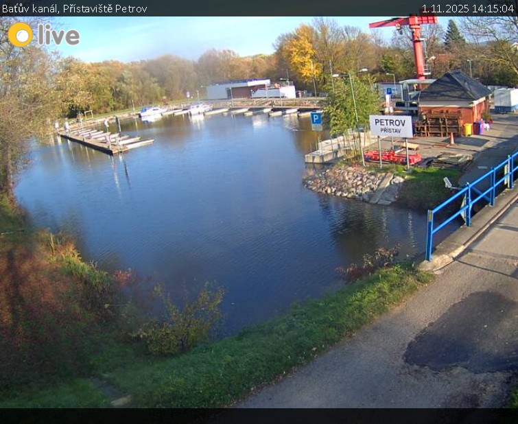 Baťův kanál - Přístaviště Petrov - 1.11.2025 v 14:15 Baťův kanál - Přístaviště Petrov - 1.11.2025 v 14:15