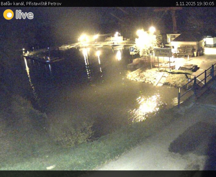 Baťův kanál - Přístaviště Petrov - 1.11.2025 v 19:30 Baťův kanál - Přístaviště Petrov - 1.11.2025 v 19:30