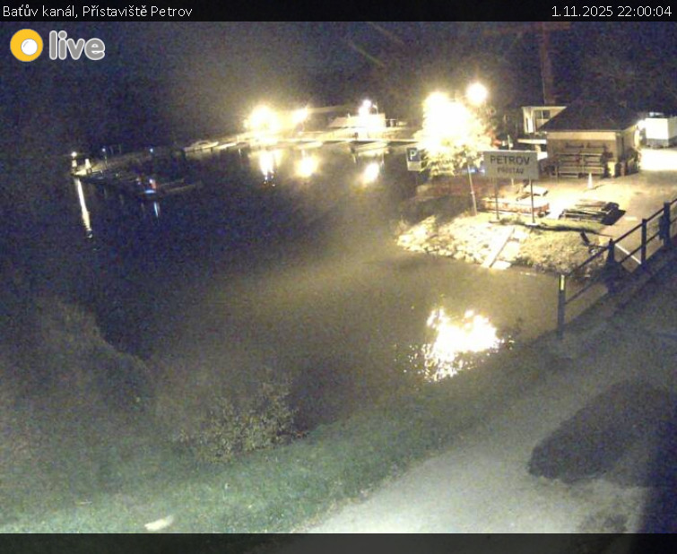 Baťův kanál - Přístaviště Petrov - 1.11.2025 v 22:00 Baťův kanál - Přístaviště Petrov - 1.11.2025 v 22:00
