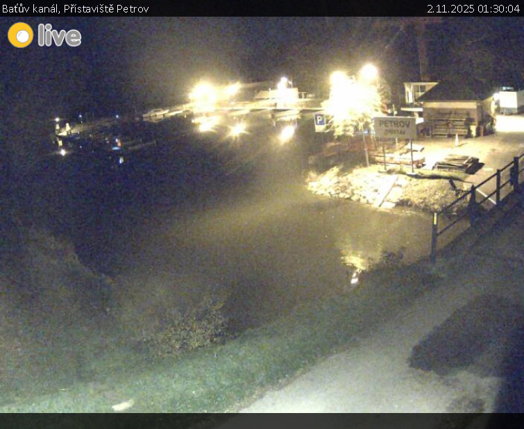 Baťův kanál - Přístaviště Petrov - 2.11.2025 v 01:30 Baťův kanál - Přístaviště Petrov - 2.11.2025 v 01:30