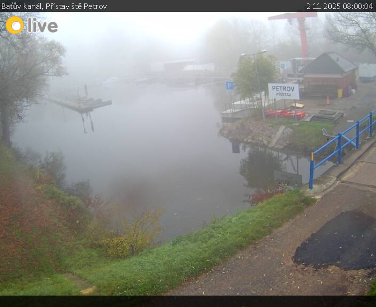 Baťův kanál - Přístaviště Petrov - 2.11.2025 v 08:00 Baťův kanál - Přístaviště Petrov - 2.11.2025 v 08:00