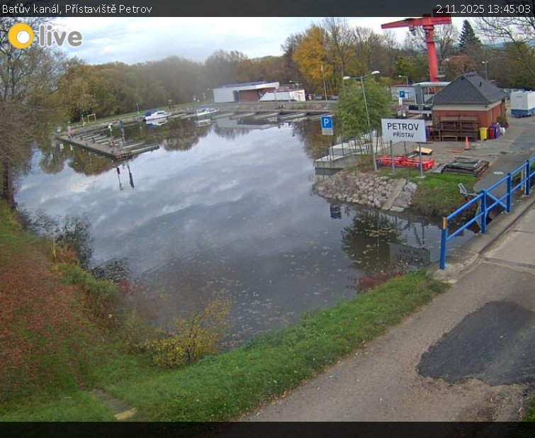 Baťův kanál - Přístaviště Petrov - 2.11.2025 v 13:45 Baťův kanál - Přístaviště Petrov - 2.11.2025 v 13:45