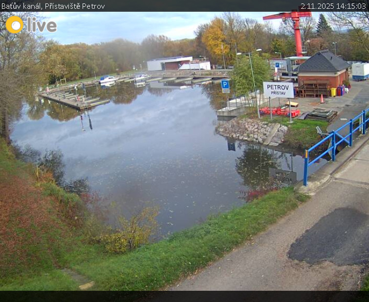 Baťův kanál - Přístaviště Petrov - 2.11.2025 v 14:15 Baťův kanál - Přístaviště Petrov - 2.11.2025 v 14:15