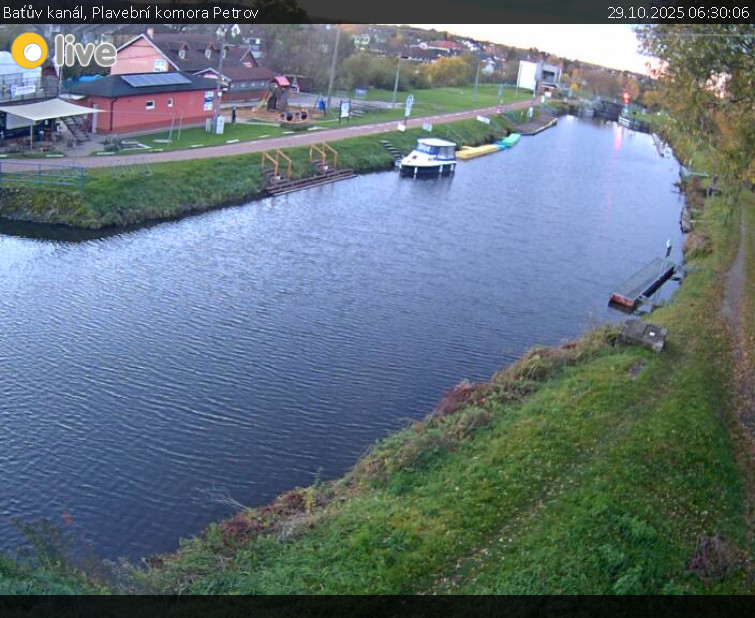Baťův kanál - Plavební komora Petrov - 29.10.2025 v 06:30 Baťův kanál - Plavební komora Petrov - 29.10.2025 v 06:30