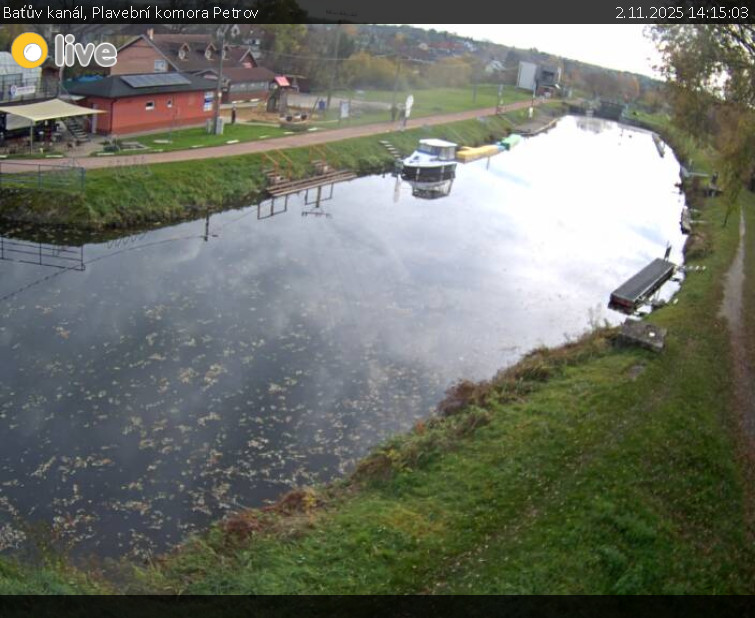 Baťův kanál - Plavební komora Petrov - 2.11.2025 v 14:15 Baťův kanál - Plavební komora Petrov - 2.11.2025 v 14:15