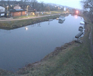 Baťův kanál - Plavební komora Petrov - 18.12.2025 v 07:15 Baťův kanál - Plavební komora Petrov - 18.12.2025 v 07:15