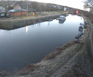 Baťův kanál - Plavební komora Petrov - 28.12.2025 v 07:15 Baťův kanál - Plavební komora Petrov - 28.12.2025 v 07:15