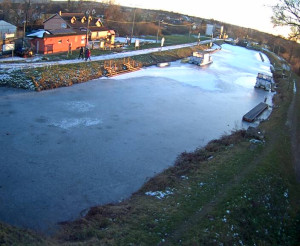 Baťův kanál - Plavební komora Petrov - 4.1.2026 v 15:45 Baťův kanál - Plavební komora Petrov - 4.1.2026 v 15:45