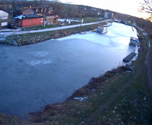 Baťův kanál - Plavební komora Petrov - 4.1.2026 v 16:30 Baťův kanál - Plavební komora Petrov - 4.1.2026 v 16:30