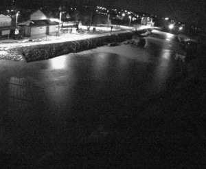 Baťův kanál - Plavební komora Petrov - 4.1.2026 v 17:45 Baťův kanál - Plavební komora Petrov - 4.1.2026 v 17:45