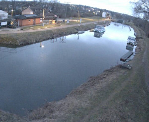 Baťův kanál - Plavební komora Petrov - 11.2.2026 v 06:45 Baťův kanál - Plavební komora Petrov - 11.2.2026 v 06:45