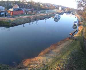 Baťův kanál - Plavební komora Petrov - 5.3.2026 v 07:15 Baťův kanál - Plavební komora Petrov - 5.3.2026 v 07:15