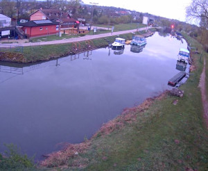 Baťův kanál - Plavební komora Petrov - 5.4.2026 v 06:15 Baťův kanál - Plavební komora Petrov - 5.4.2026 v 06:15