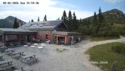 Hütte unter dem Chlebom