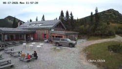 Hütte unter dem Chlebom