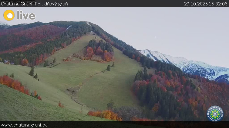 Chata na Grúni - Poludňový grúň - 29.10.2025 v 16:32 Chata na Grúni - Poludňový grúň - 29.10.2025 v 16:32