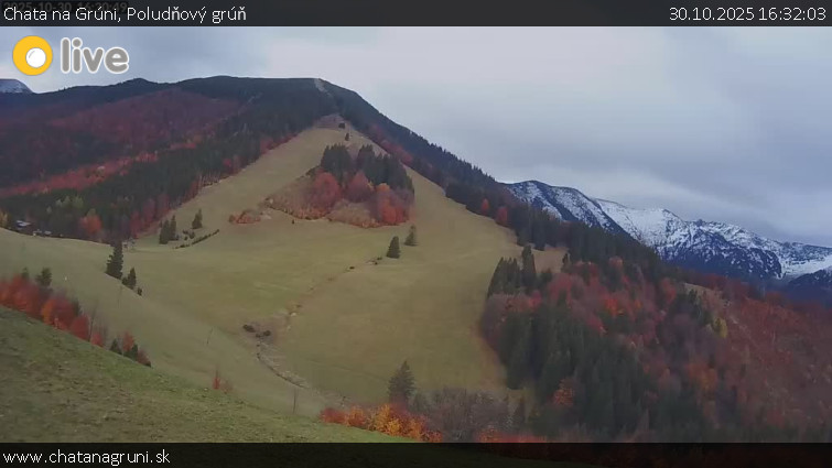 Chata na Grúni - Poludňový grúň - 30.10.2025 v 16:32 Chata na Grúni - Poludňový grúň - 30.10.2025 v 16:32