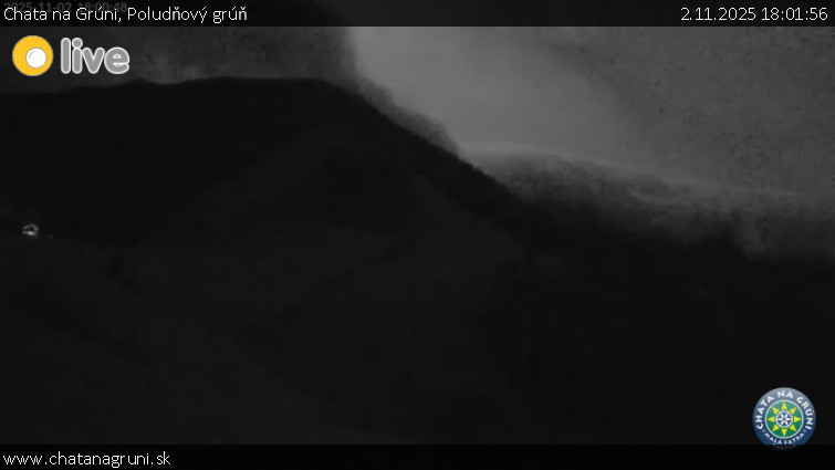 Chata na Grúni - Poludňový grúň - 2.11.2025 v 18:01 Chata na Grúni - Poludňový grúň - 2.11.2025 v 18:01