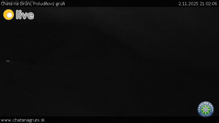 Chata na Grúni - Poludňový grúň - 2.11.2025 v 21:02 Chata na Grúni - Poludňový grúň - 2.11.2025 v 21:02