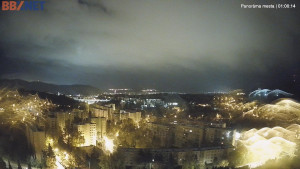 Město Banská Bystrica - Pohled od Sásové-Rudlové - 28.10.2025 v 01:00 Město Banská Bystrica - Pohled od Sásové-Rudlové - 28.10.2025 v 01:00