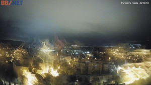 Město Banská Bystrica - Pohled od Sásové-Rudlové - 28.10.2025 v 02:00 Město Banská Bystrica - Pohled od Sásové-Rudlové - 28.10.2025 v 02:00