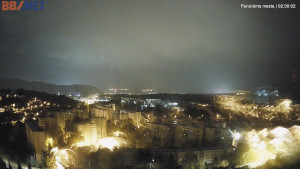 Město Banská Bystrica - Pohled od Sásové-Rudlové - 28.10.2025 v 02:30 Město Banská Bystrica - Pohled od Sásové-Rudlové - 28.10.2025 v 02:30