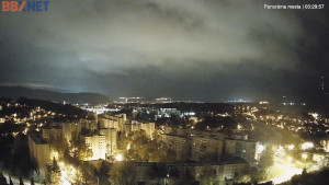 Město Banská Bystrica - Pohled od Sásové-Rudlové - 28.10.2025 v 03:30 Město Banská Bystrica - Pohled od Sásové-Rudlové - 28.10.2025 v 03:30