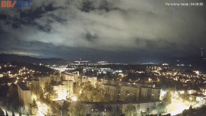 Město Banská Bystrica - Pohled od Sásové-Rudlové - 28.10.2025 v 04:30 Město Banská Bystrica - Pohled od Sásové-Rudlové - 28.10.2025 v 04:30