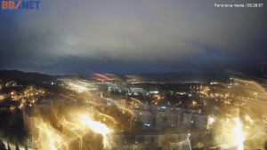 Město Banská Bystrica - Pohled od Sásové-Rudlové - 28.10.2025 v 05:30 Město Banská Bystrica - Pohled od Sásové-Rudlové - 28.10.2025 v 05:30