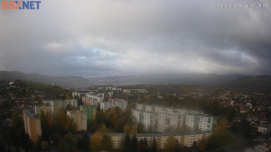 Město Banská Bystrica - Pohled od Sásové-Rudlové - 28.10.2025 v 07:30 Město Banská Bystrica - Pohled od Sásové-Rudlové - 28.10.2025 v 07:30