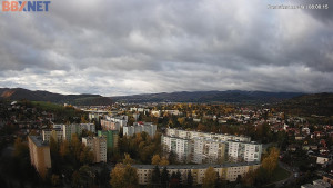 Město Banská Bystrica - Pohled od Sásové-Rudlové - 28.10.2025 v 08:00 Město Banská Bystrica - Pohled od Sásové-Rudlové - 28.10.2025 v 08:00