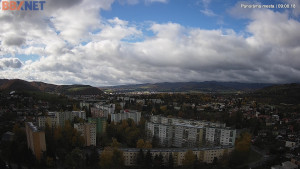 Město Banská Bystrica - Pohled od Sásové-Rudlové - 28.10.2025 v 09:00 Město Banská Bystrica - Pohled od Sásové-Rudlové - 28.10.2025 v 09:00