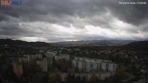 Město Banská Bystrica - Pohled od Sásové-Rudlové - 28.10.2025 v 13:30 Město Banská Bystrica - Pohled od Sásové-Rudlové - 28.10.2025 v 13:30