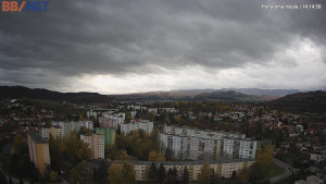 Město Banská Bystrica - Pohled od Sásové-Rudlové - 28.10.2025 v 14:15 Město Banská Bystrica - Pohled od Sásové-Rudlové - 28.10.2025 v 14:15