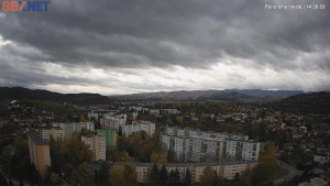 Město Banská Bystrica - Pohled od Sásové-Rudlové - 28.10.2025 v 14:30 Město Banská Bystrica - Pohled od Sásové-Rudlové - 28.10.2025 v 14:30
