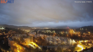 Město Banská Bystrica - Pohled od Sásové-Rudlové - 28.10.2025 v 17:00 Město Banská Bystrica - Pohled od Sásové-Rudlové - 28.10.2025 v 17:00