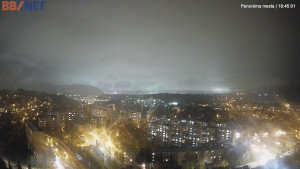 Město Banská Bystrica - Pohled od Sásové-Rudlové - 28.10.2025 v 18:45 Město Banská Bystrica - Pohled od Sásové-Rudlové - 28.10.2025 v 18:45