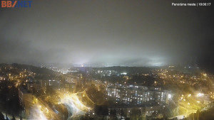 Město Banská Bystrica - Pohled od Sásové-Rudlové - 28.10.2025 v 19:00 Město Banská Bystrica - Pohled od Sásové-Rudlové - 28.10.2025 v 19:00