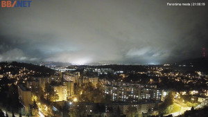 Město Banská Bystrica - Pohled od Sásové-Rudlové - 28.10.2025 v 21:00 Město Banská Bystrica - Pohled od Sásové-Rudlové - 28.10.2025 v 21:00